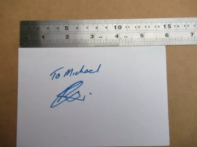 Robert Ricks    Actor  Autograph (File WTD2)