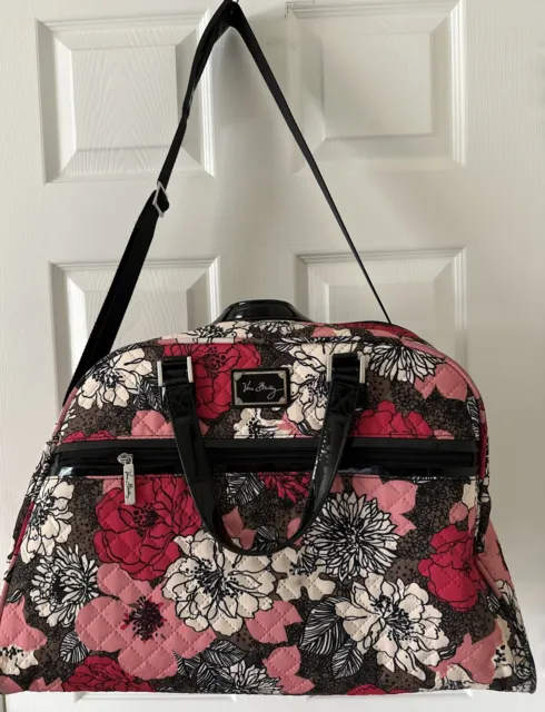 Vera Bradley Weekend Duffle Travel Bag Pink Floral Multiprint XL