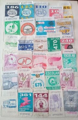 Chile Lot of Ticket Bus used (#004)
