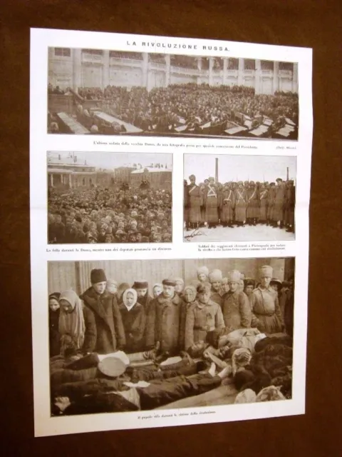 Rivoluzione in Russia nel 1917 Vecchia Duma, Soldati a Pietrogrado, vittime URSS
