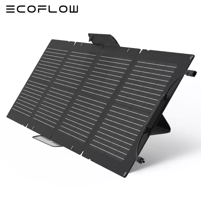 ECOFLOW Panneau Solaire Portable 110W 21V pour Centrale Électrique IP67 Pliable