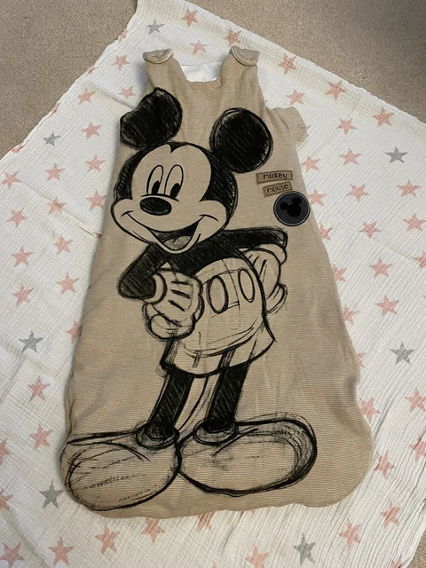 Unisex Baby Alter 12-18 Monate braun Mix 2,5 Tog Mickey Maus Schlafsack