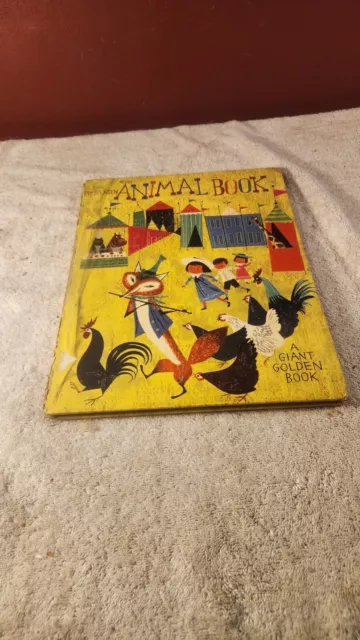 The Animal Fair ~ Alice/Martin Provensen ~ 1St Hb 1952 ~ A Giant Golden Book