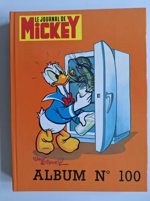 journal de Mickey reliure album 100 1982 TBE Walt Disney