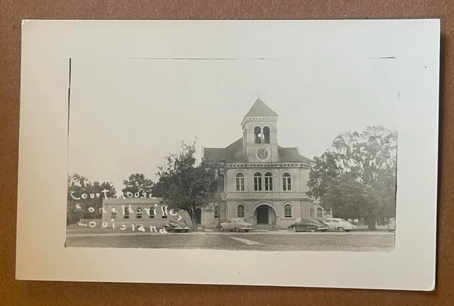 Vintage Photo  Postcard Louisiana  Courthouse Donaldsville Louisiana