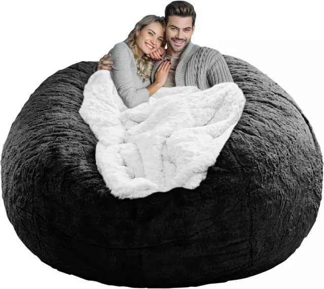 Microsuede Large Giant Bean Bag Memory Living Room Chair Soft