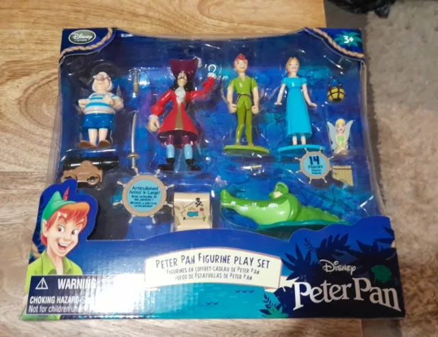 Disney Store Peter Pan Play Set Figures