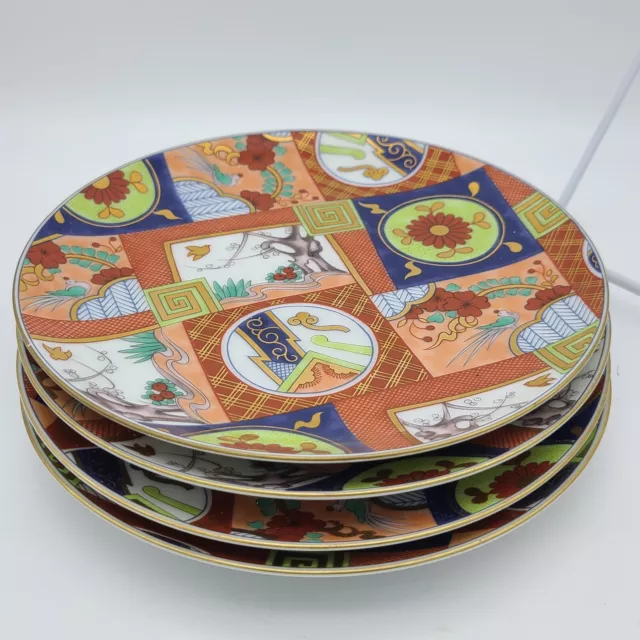 Neiman Marcus Fitz & Floyd Set (4) IMARI Salad Plate Dessert 7 3/4"  Japan new