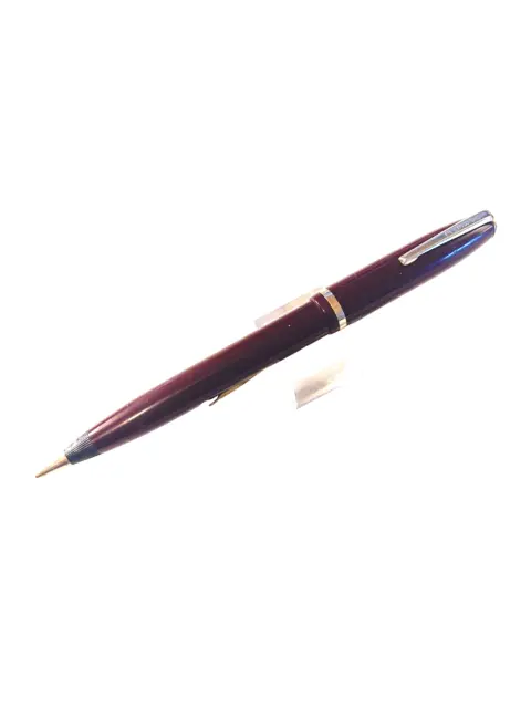 Vintage Supreme Burgandy/Brown Combo Fountain Pen /Pencil FINE/Med Nib ALL WORKS