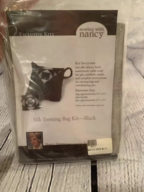 VTG Sewing With Nancy Custom Silk Evening Bag Kit. By Nancy Zieman. #SBKT3-NEW