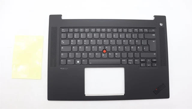 LENOVO THINKPAD E15 Gen 4 Palmrest Cover Keyboard UK Black 5M11A38001