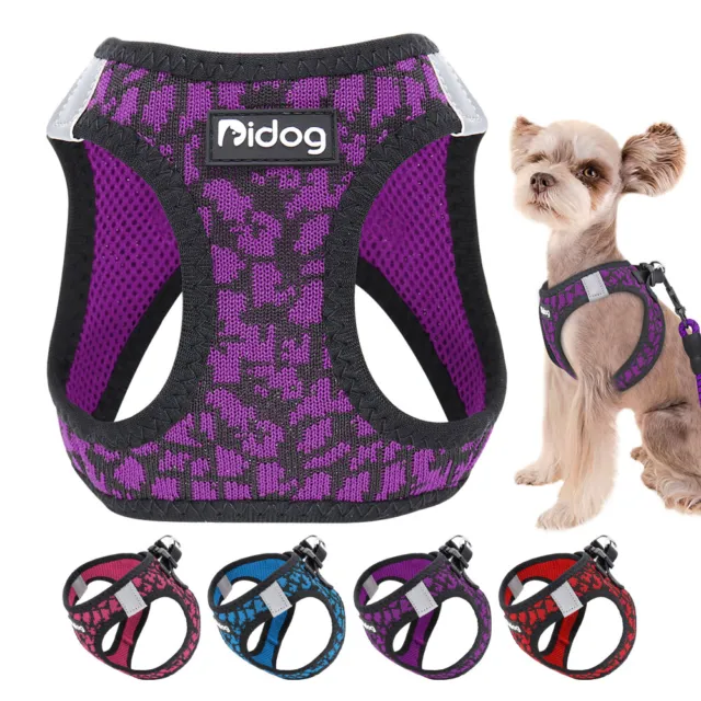 Step in Dog Harness for Small Dogs Adjustable Reflective Puppy Cat Vest Outdoor