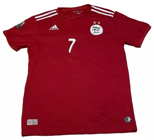 Algeria Soccer Jersey. Size XL. Riyad Mahrez Adidas Football