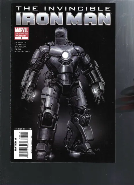 Invincible Iron Man 1- 2Nd Print Photo Variant - 2008 Series -  Marvel Comics