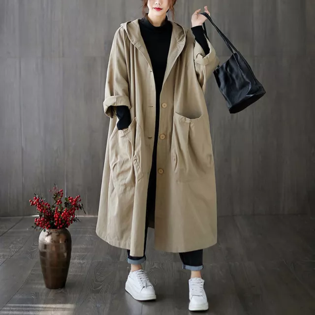 Manteau tres long sales femme avec capuche