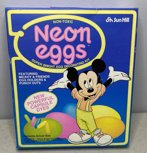 DISNEY MICKEY MOUSE Vintage Easter Egg Kit 1990s– NEW $16.81 - PicClick AU