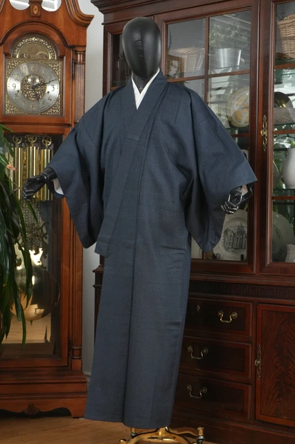 Dear Vanilla Japanese Kimono Men's Robe Gown Authentic Japan Vintage Mint