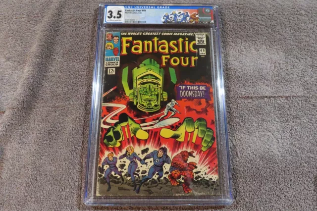 1966 MARVEL Comics FANTASTIC FOUR #49 - 1st Full ap. GALACTUS 2nd SS. - CGC 3.5