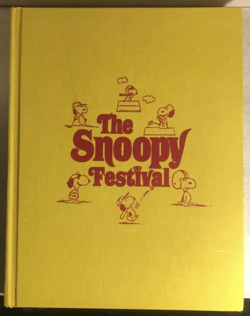 THE SNOOPY FESTIVAL (1974)  by Charles M. Schulz Hardcover Holt Rinehart Winston