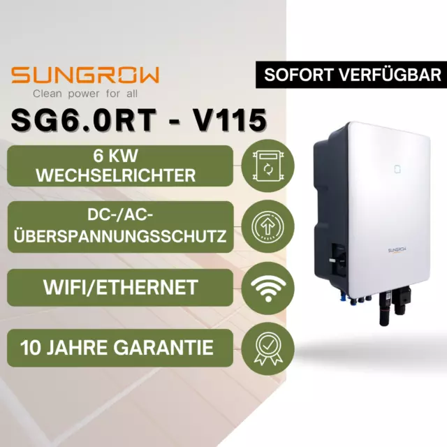 Solar-Wechselrichter SUNGROW SG6.0RT 6000W IP65