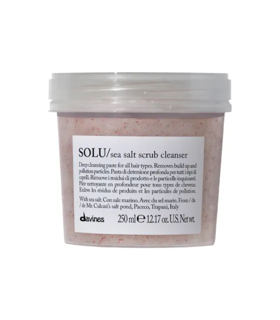 Davines SOLU Sea Salt Scrub Cleanser - 250 ml