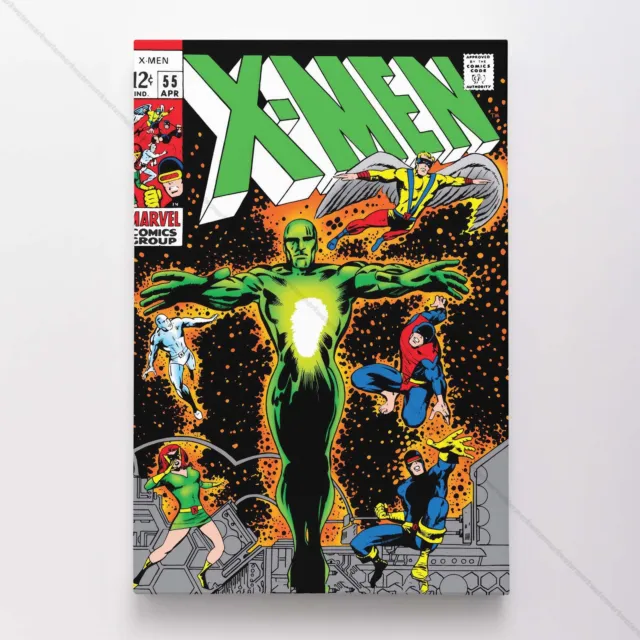 Uncanny X-Men Poster Canvas Vol 1 #55 Xmen Marvel Comic Book Art Print