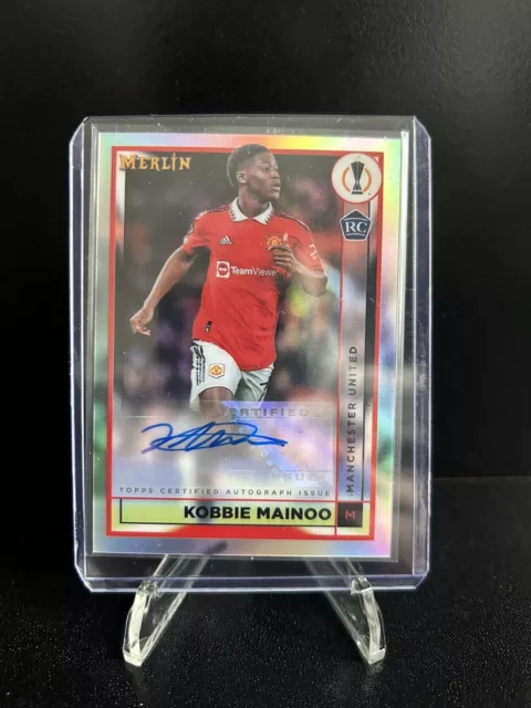 Kobbie Mainoo Topps Merlin Rookie Autograph Man United