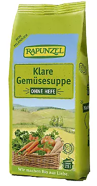 (13,20 EUR/kg) Rapunzel Bio Klare Suppe, ohne Hefe 500g, Gemüsesuppe