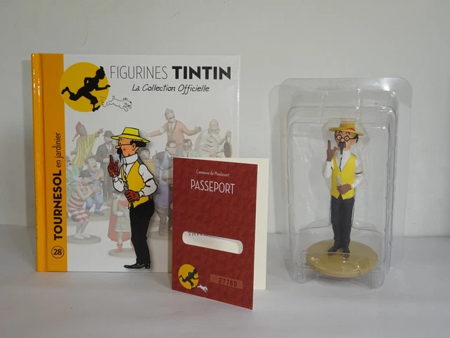 Figurine Tournesol En Jardinier – Tintin – Moulinsart – Collection Officielle (n°28)