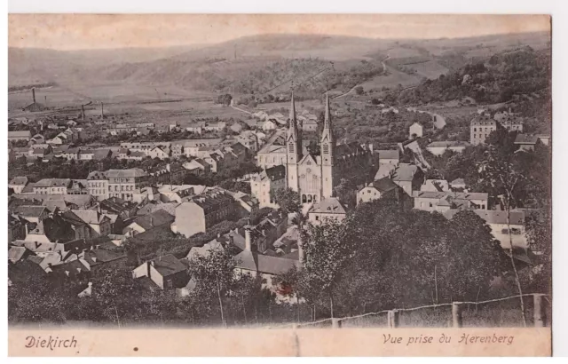 Cpa Luxembourg - Diekirch - Vue Prise Du Herenberg - 1906