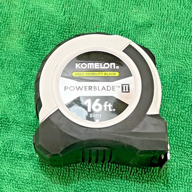Komelon 25ft ABS Powerblade II Tape Measure (inch/engineer) Black 52425IE