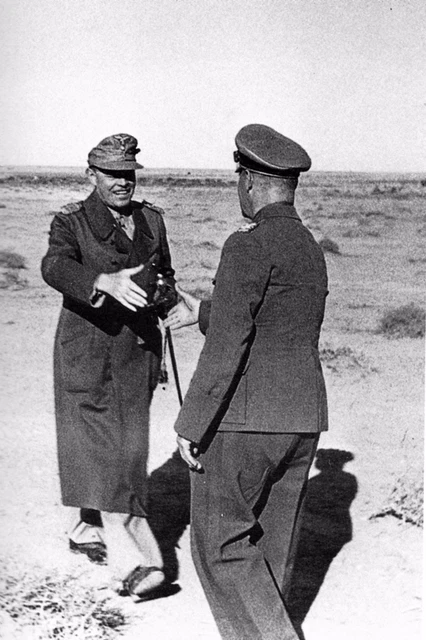 WW2 - GENERAL Rommel and Marshal Kesserling in North Africa £1.72 ...