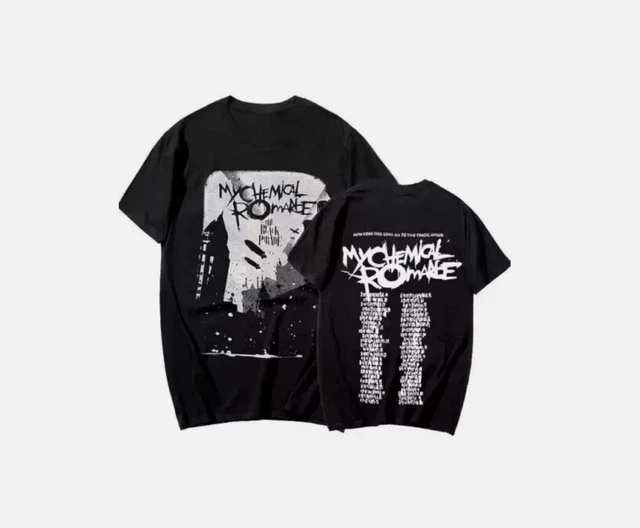 Maglietta My Chemical Romance The Black Parade Tour 2025 - Mikey Way, Gildan 5000, Personalizzabile