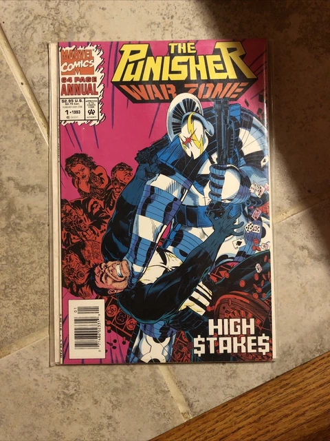The Punisher:War Zone Annual #1 Newsstand Marvel Comics 1993