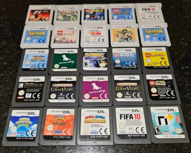 Cartridge Only Nintendo DS Games - DS Lite/DSi/2DS/3DS/XL - FREE UK POSTAGE