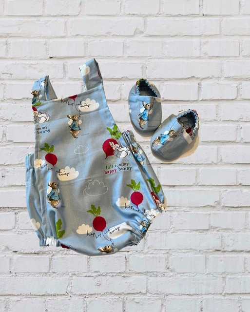 Romany Spanish Unisex Gender Neutral Baby Bambi Romper & Shoes Gift Set