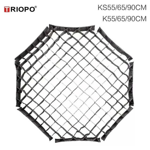 Octagon Softbox Wabengitter Netz 120/90/65/55cm für Triopo Oubao Neere Octabox
