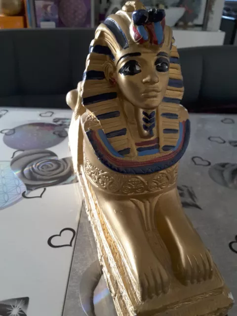 SPHINX Büste - groß - Ägypten Pharao König Dekostatue Vintage