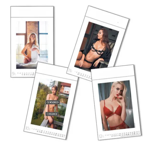 XXL Kalender 2024 - Erotikkalender - Hot Girls Frauen Sexy Erotik  | 47 x 30 cm 2