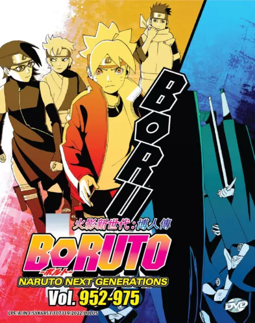 DVD BORUTO: Naruto Shippuden Next Generations BOX 31 Vol.856 - 879End  +Tracking