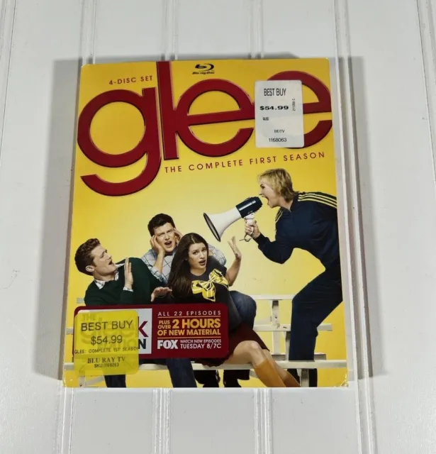 Glee: Season 1 [Blu-ray] DVD, Idina Menzel, Kristin Chenoweth Blu Ray Slipcover
