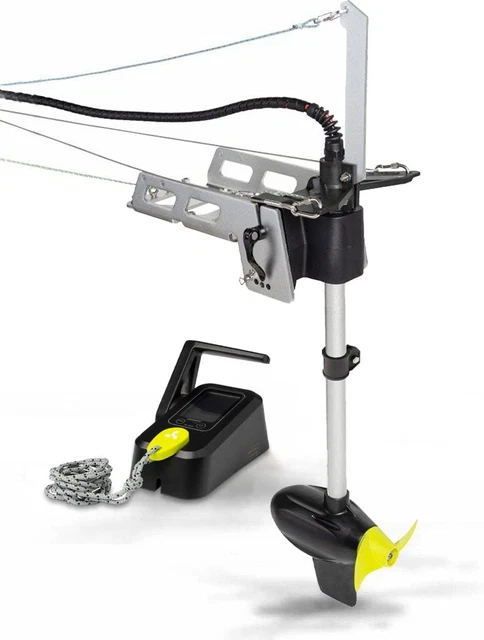 NK180 Kayak Trolling Motor W/Mounting & Steering Bracket Kit 1.8Hp Equivalent Br