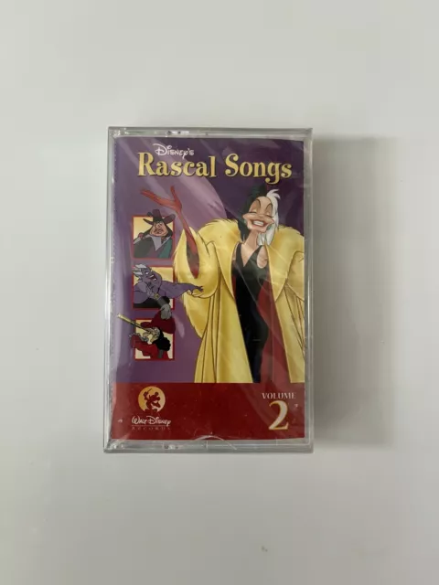 New DISNEY Rascal Songs Volume 2 Disney's Rare McDonald’s Promo Cassette Tape