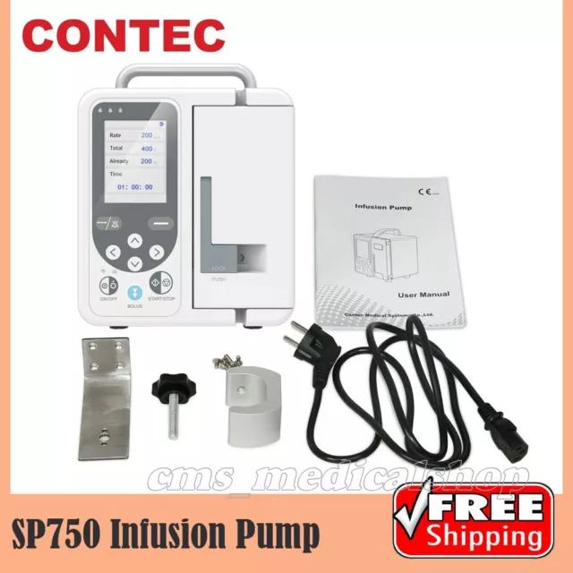 CONTEC Volumetric Accurate Infusion Pump Standard IV Fluid Medical Control Alarm