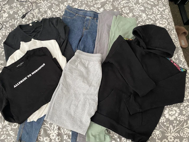 Girls Bundle Zara tops Joggers Leggings Hoodie 11-12