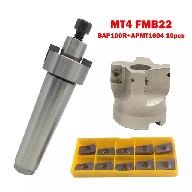 Smooth Operation MT4 CNC End Milling Cutter with APMT1604 Carbide Inserts