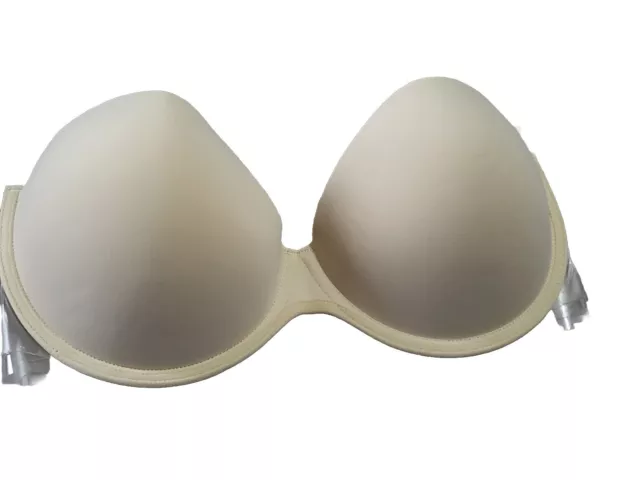 New Ex M&S Cool Comfort Cotton Blend Padded Strapless Bra Size