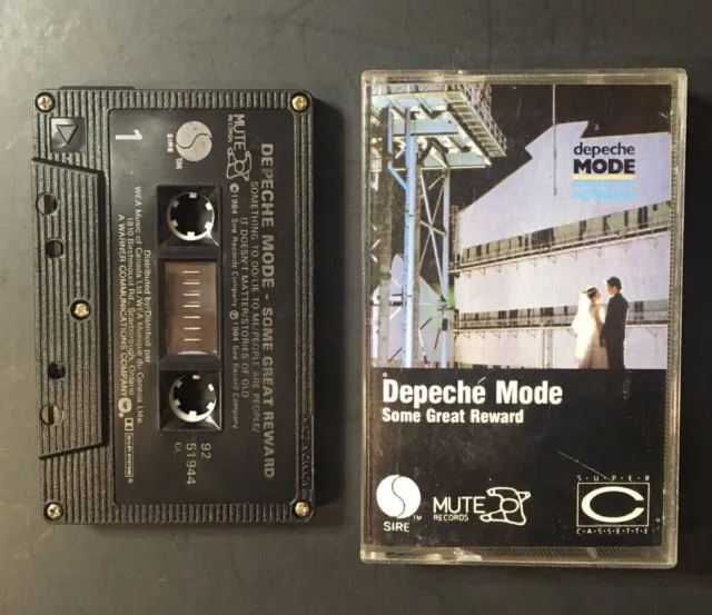 Depeche Mode Some Great Reward 1984 Cassette Tape Sire Mute Canadian version