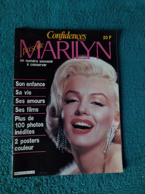 MAGAZINE CONFIDENCES HORS Série Marilyn Monroe EUR 1,50 - PicClick FR