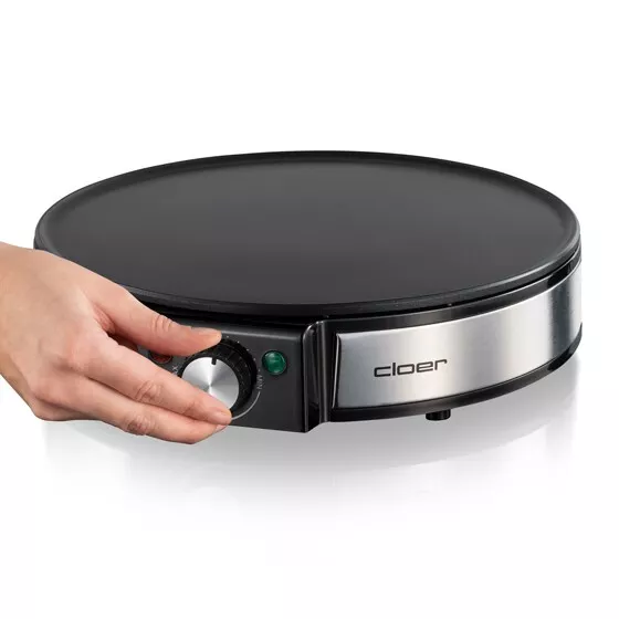 Crêpes-Maker Cloer-6630 für süße oder herzhafte Crêpes 30 cm Ø, 1200 W (B-Ware) 3